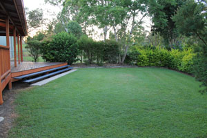 The main garden area is ideal for weddings